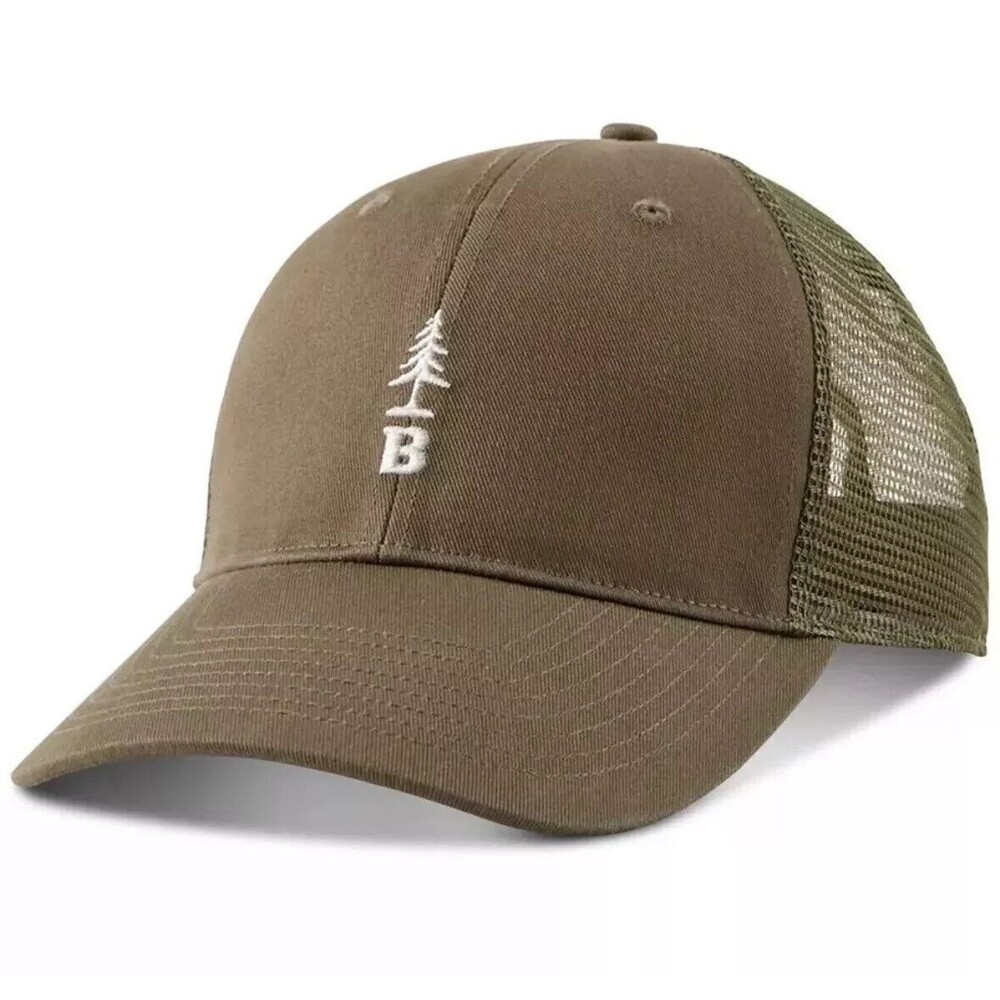 Bass Outdoor Men's Hat B Tree Baseball Hat Olive Green one size